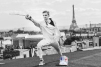 Nelson Lopez Pourtier, équipe de France d'épée, shooting avril 2017 @ Laurence Masson